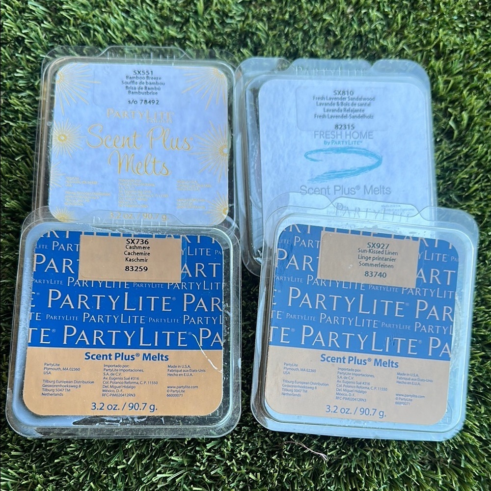 PartyLite Scent Plus Melts 4 pack
